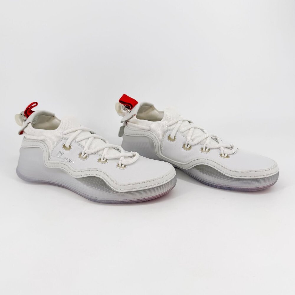 Christian Louboutin Arpoador Donna Sneakers White Leather Size 39 US 9 Women